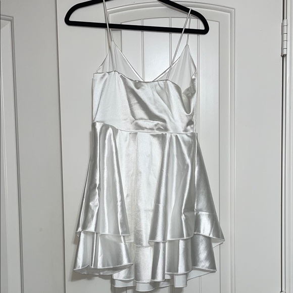SHEIN White Satin Dress - Picture 3 of 3